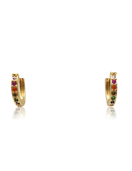 Pendientes Aro Multicolor