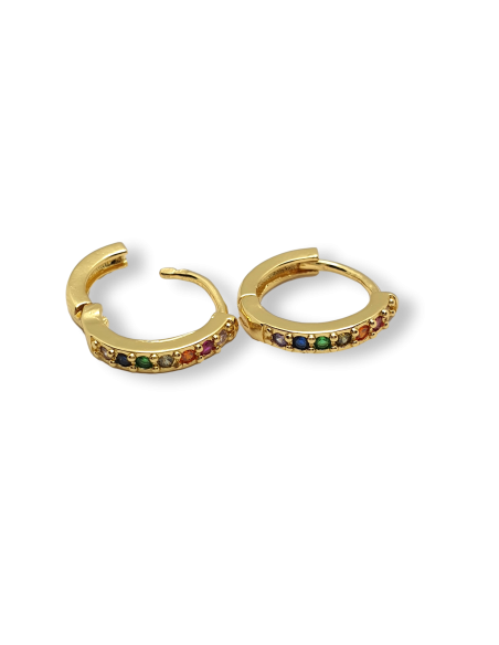 Pendientes Aro Multicolor