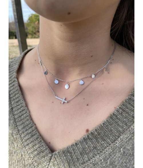 Collar Lunas en Plata 925