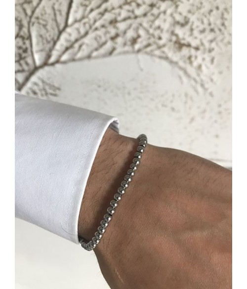 Pulsera de Acero Bolas