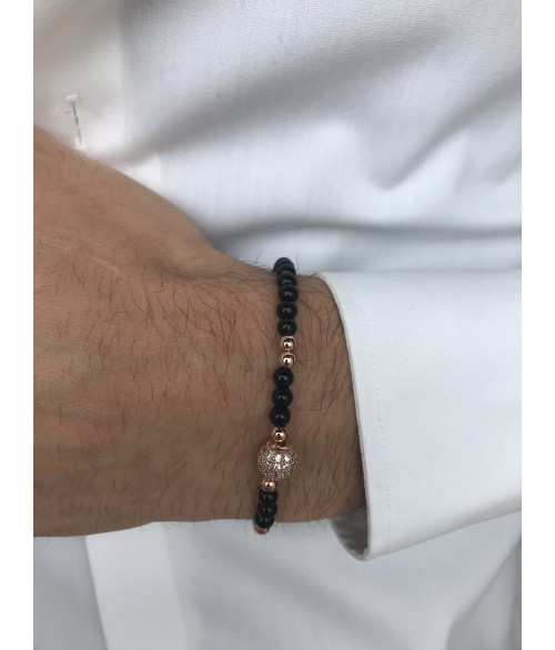 Pulsera Piedras Negras Obsidiana