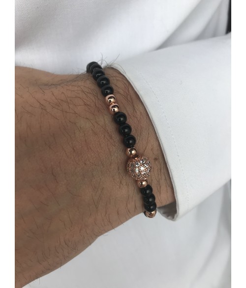 Pulsera Piedras Negras Obsidiana