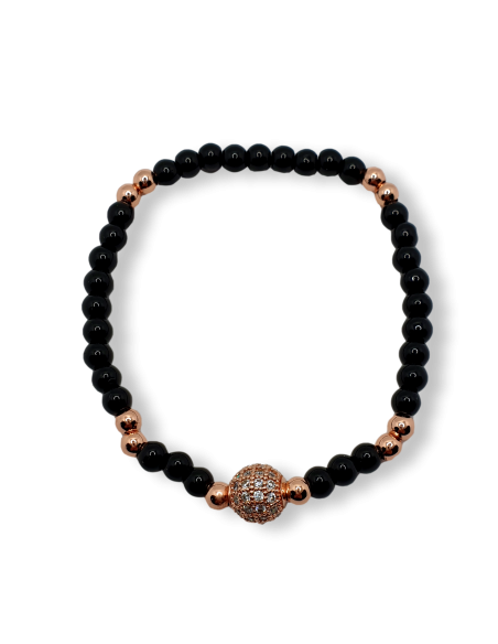 Pulsera Piedras Negras Obsidiana