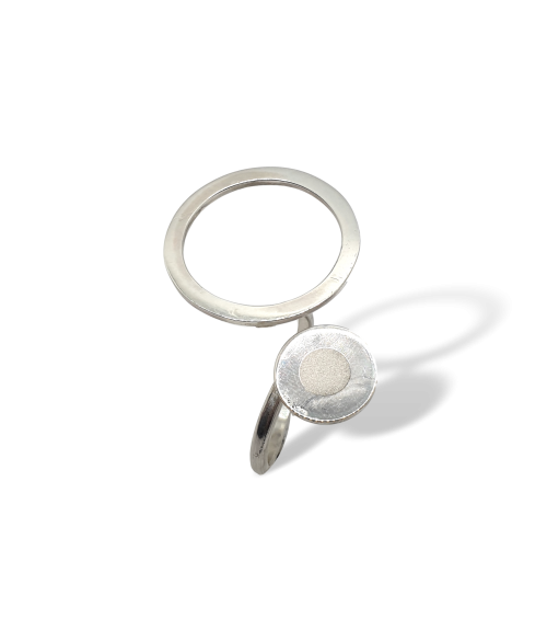 Anillo de Plata Dos Lunas