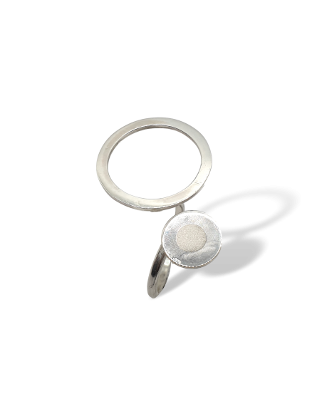 Anillo de Plata Dos Lunas