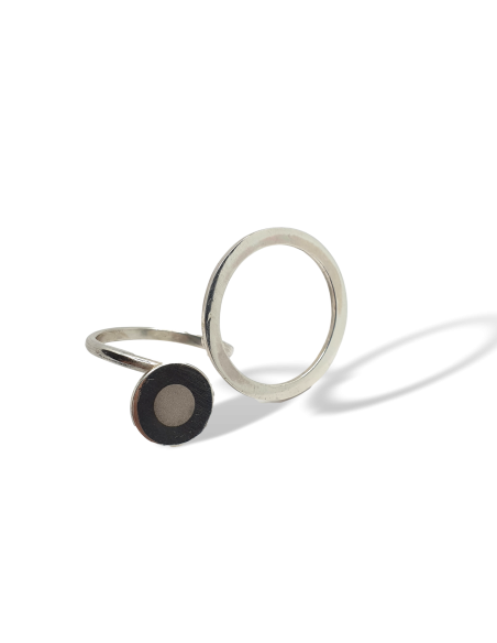 Anillo de Plata Dos Lunas