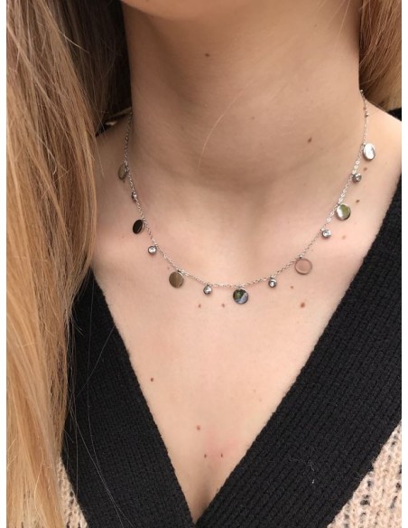 Collar de Lunas con Circonitas