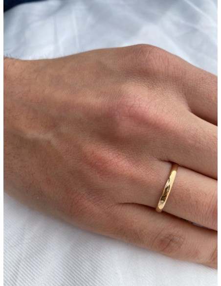 Alianza de Matrimonio Fina Clasica en Oro 18k