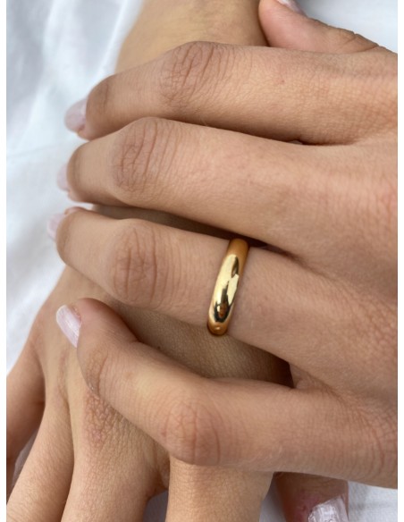 Alianza de Matrimonio Clasica en Oro 18k