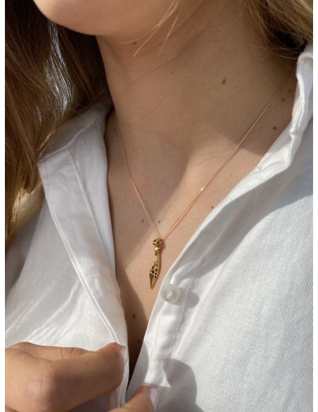 Colgante Jirafa de Oro Amarillo 18k