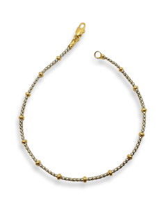 Pulsera en Oro 18k Bicolor...