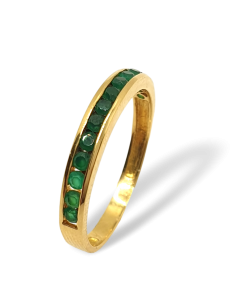 Anillo con Esmeraldas en...