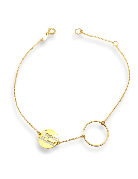 Pulsera SuperMami en Oro 18k