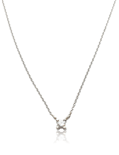 Colgante de Oro Blanco 18k...