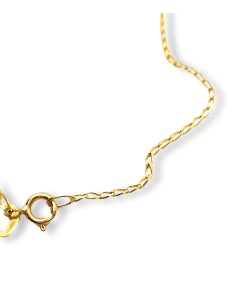 Cadena de Oro 18k Barbada