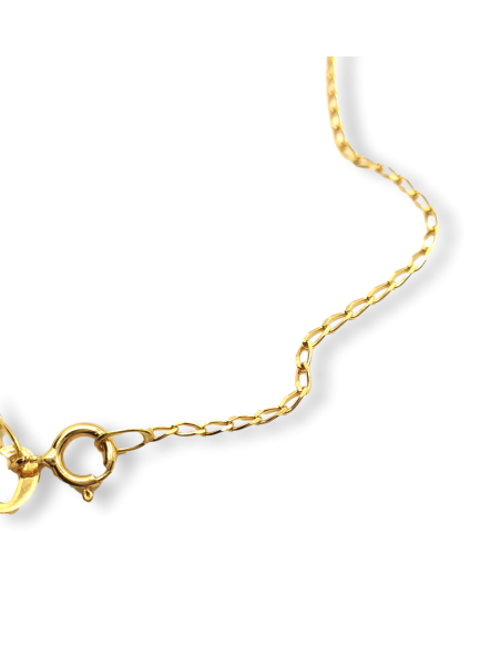 Cadena de Oro 18k Barbada