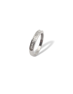 Anillo de Oro Blanco 18k...