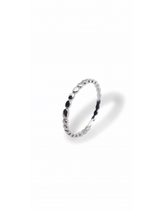 Anillo de Plata Bolas