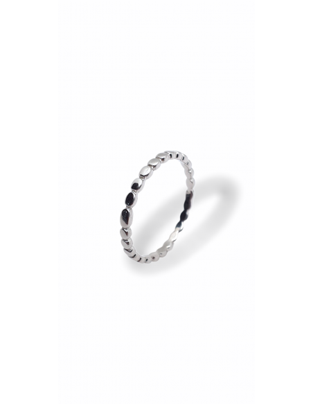 Anillo de Plata Bolas