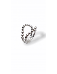 Anillo de Plata Cordon Bolas