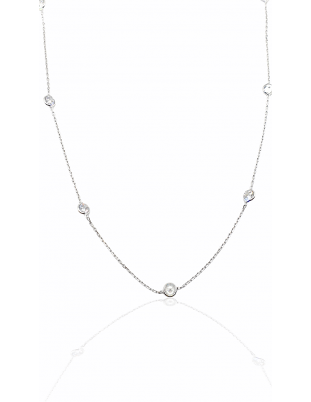 Collar con Piedras Circonitas