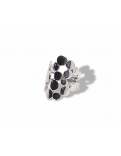 Anillo Discos en Plata 1ª Ley