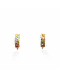 Pendientes de Aro Multicolor