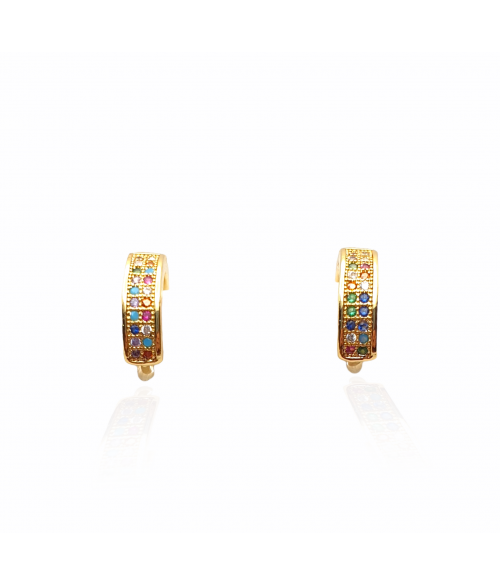 Pendientes de Aro Multicolor