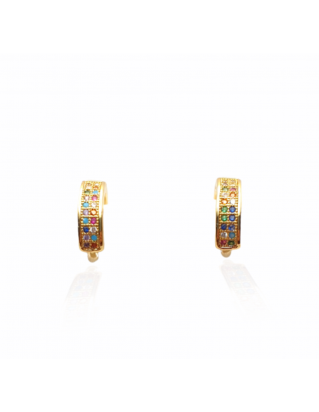 Pendientes de Aro Multicolor
