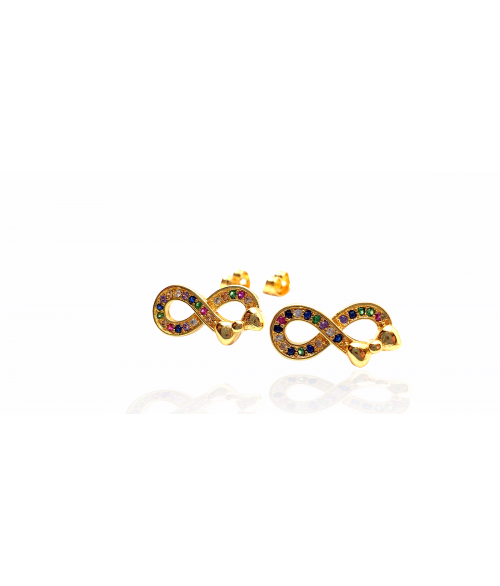 Pendientes Infinito Multicolor