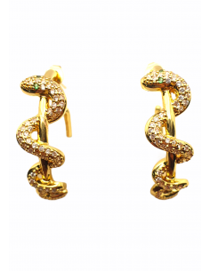 Pendientes de Serpiente de...