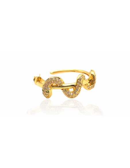 Pendientes de Serpiente de Acero