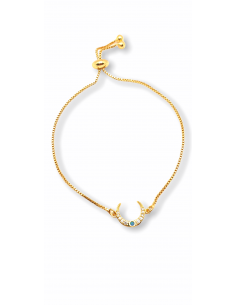 Pulsera Ajustable Luna con...