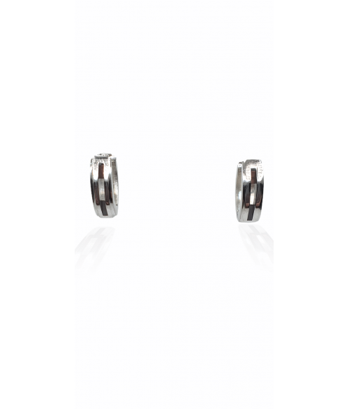 Pendientes Aro de Acero Inox.
