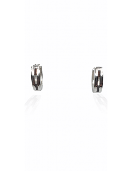 Pendientes Aro de Acero Inox.