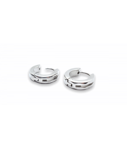 Pendientes Aro de Acero Inox.