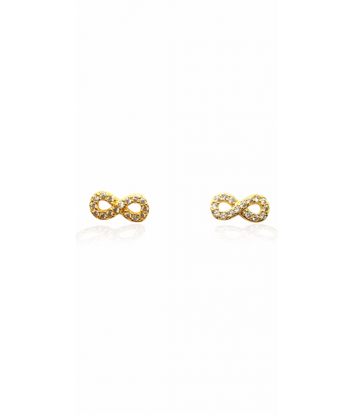 Pendientes Infinito con Circonitas