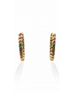 Pendientes de Aro Trenza...
