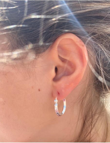 Pendientes Aro de Acero Inox