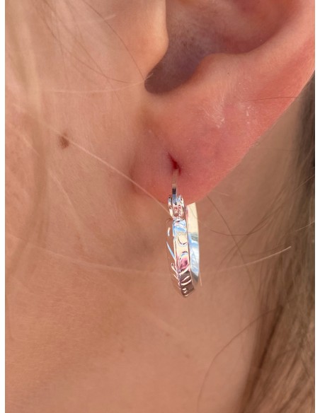 Pendientes Aro de Acero Inox