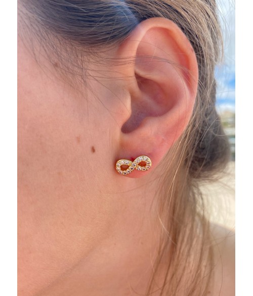 Pendientes Infinito con Circonitas