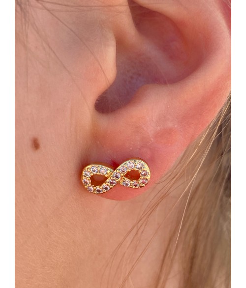 Pendientes Infinito con Circonitas