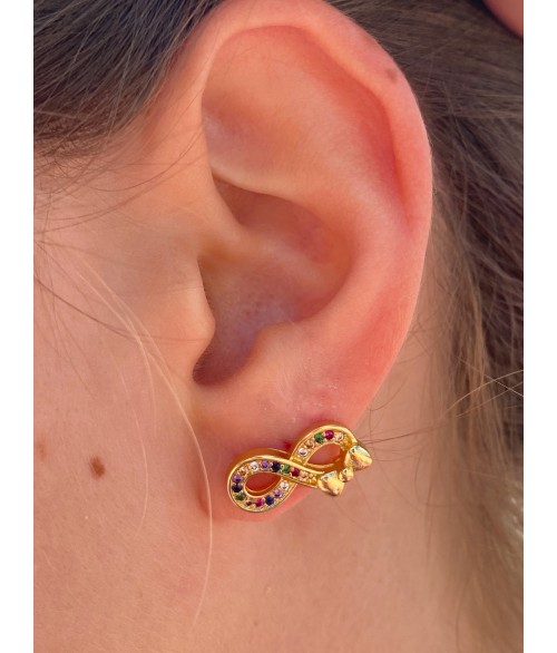 Pendientes Infinito Multicolor