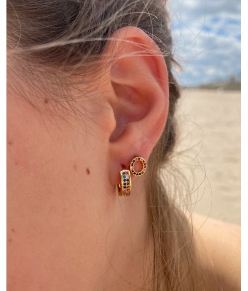 Pendientes de Aro Multicolor