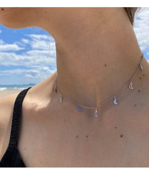 Collar de Plata Lunas