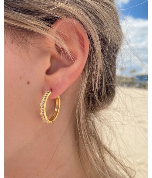 Pendientes Paris de Aro con Circonitas
