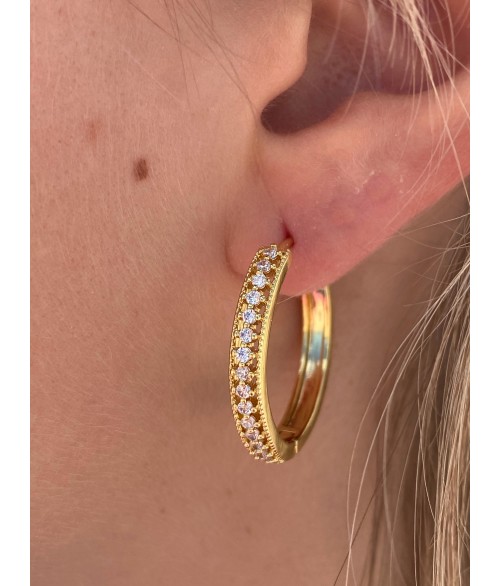 Pendientes Paris de Aro con Circonitas