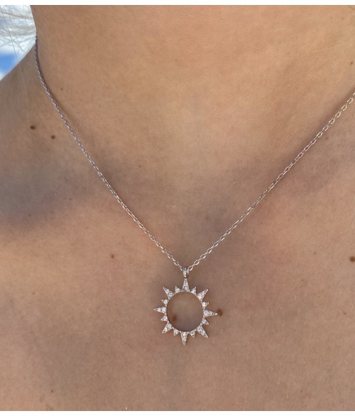 Colgante Sol de Plata