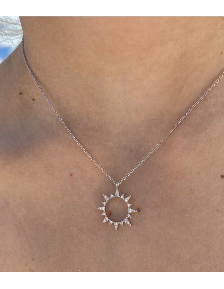 Colgante Sol de Plata