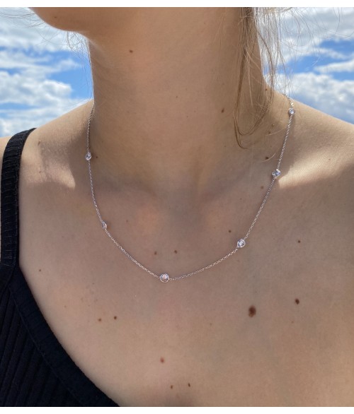Collar con Piedras Circonitas